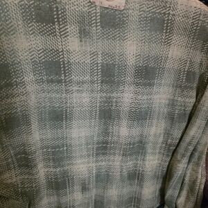 Green Plaid Shirt